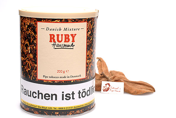 Danish Mixture Ruby (Cherry) Pfeifentabak 200g Dose Danish Mixture Ruby (Cherry) Pfeifentabak 200g Dose